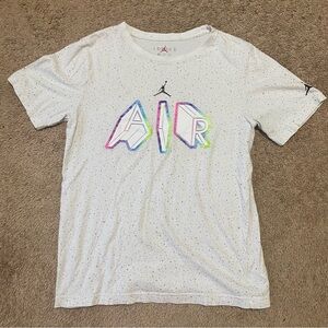 Kids Air Jordan T-Shirt - White